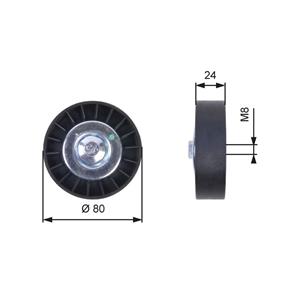 Saab Geleide rol/omdraairol v-snaren DriveAlign