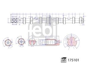 Nockenwelle FEBI BILSTEIN 175101