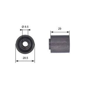 Audi Geleiderol, distributieriem PowerGrip