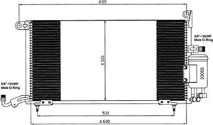 seat Condensor, airconditioning