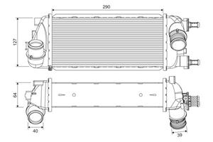 fiat Intercooler, inlaatluchtkoeler