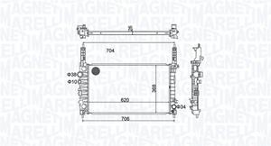 Magneti Marelli Kühler, Motorkühlung  350213162900