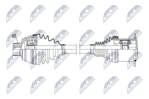 NTY Antriebswelle Vorderachse  NPW-AU-011