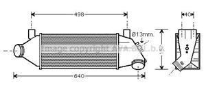 ford Intercooler, inlaatluchtkoeler