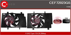 Casco Elektromotor, Kühlerlüfter  CEF72023GS