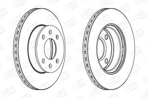 Champion Bremsscheibe Vorderachse  562428CH