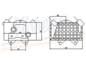 Nissens Ölkühler, Motoröl  90597