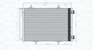 Magneti Marelli Kondensator, Klimaanlage  350203822000