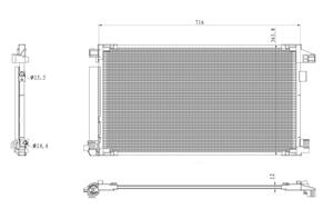 lexus Condensor, airconditioning