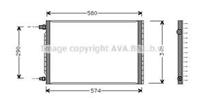avacooling Condensator, airconditioner AVA COOLING UV5009