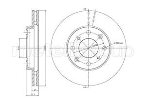 Metelli Bremsscheibe Vorderachse  23-0573