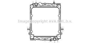 highwayautomotive Radiator, motorkoeling AVA COOLING DF2024