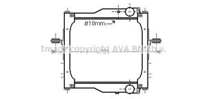 highwayautomotive Radiator, motorkoeling AVA COOLING RE2108