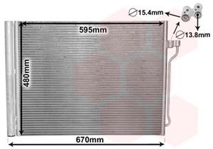 vanwezel Condensor, airconditioning VAN WEZEL 06005409