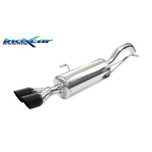 Peugeot 100% RVS Sportuitlaat passend voor  RCZ 1.6 THP 156pk 2010- 2x80mm Ceramic Black