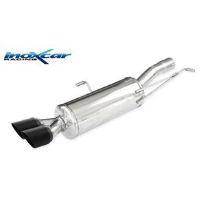 Peugeot 100% RVS Sportuitlaat passend voor  RCZ 1.6 THP 200pk 2010- 2x80mm Ceramic Black
