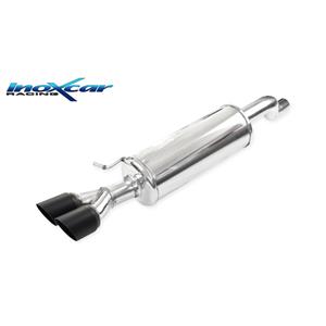 Volkswagen 100% RVS Sportuitlaat passend voor  Polo (6C) 1.8 GTI 192pk 2015-2018 55mm 2x80mm Ceramic