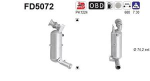 AS Rußpartikelfilter MERCEDES-BENZ FD5072 2044907436 DPF,Partikelfilter,Rußfilter,Ruß-/Partikelfilter, Abgasanlage
