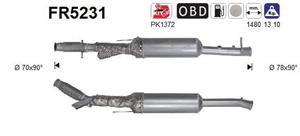 Citroen Roetfilter, uitlaatinstallatie