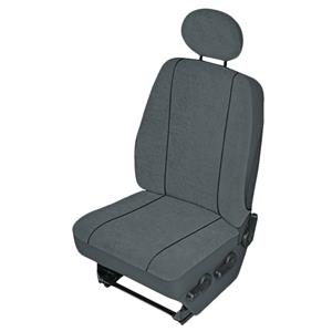 hpautozubehör HP Autozubehör 22418 Sitzbezug Polyester Grau Fahrersitz, Beifahrersitz