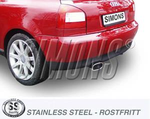 Audi Simons uitlaat passend voor  S3 Quattro 05/1999-2003
