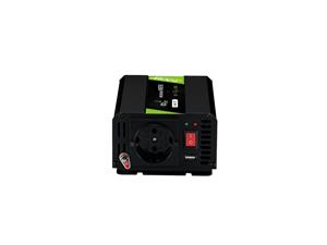 Inverter 12V EcoLine - Omvormer 12V Naar 220V / 230V  - 300w Vermogen - Zuivere sinus - Spanningomvormer