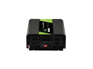 Inverter 24V EcoLine - Omvormer 24V Naar 220V/230V - 2000w Vermogen - Zuivere sinus - Spanningomvormer - Remote Controlled