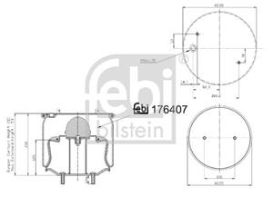 Federbalg, Luftfederung FEBI BILSTEIN 176407