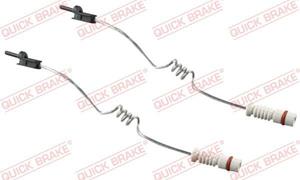 quickbrake Warnkontakt, Bremsbelagverschleiß Vorderachse innen QUICK BRAKE WS 0117 A