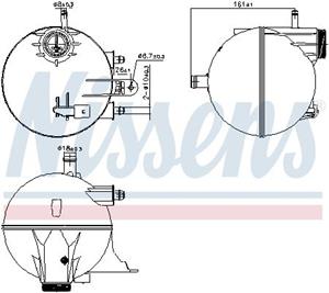 Mercedes-Benz Expansietank, koelvloeistof