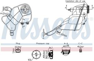 Mercedes-Benz Expansietank, koelvloeistof