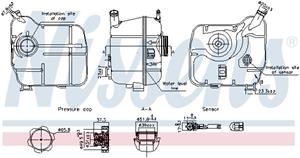 Opel Expansietank, koelvloeistof