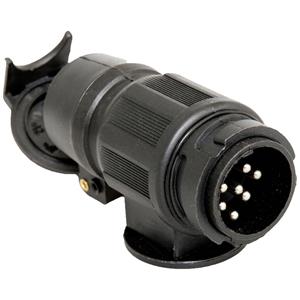 hpautozubehör HP Autozubehör 28549 Anhänger Adapter [Stecker 7polig - Steckdose 13polig] Kunststoff