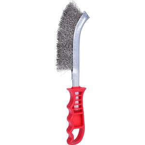 kstools KS Tools 201.2301 Roestvrijstalen draadborstel voor algemeen gebruik, 250 mm