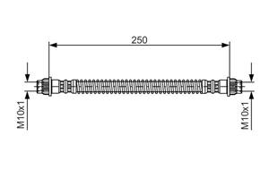 Bremsschlauch Bosch 1 987 476 947