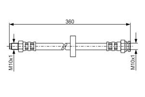 Bremsschlauch Bosch 1 987 481 017