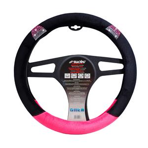 Simoni Racing Stuurwielhoes Pussycat - 37-39cm - Zwart/Roze