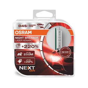 Honda Osram Xenarc Night Breaker Laser Xenon lampen D4S - 12V/35W - set Ã  2 stuks (4400k)