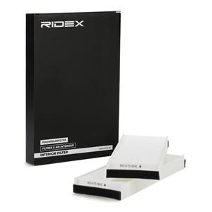 RIDEX Innenraumfilter Pollenfilter 424I0038 Filter, Innenraumluft,Pollenfilter VW,AUDI,TOYOTA,XL1 Coupe,A6 Avant (4F5, C6),A3 Sportback (8PA)