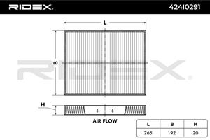 RIDEX Innenraumfilter Aktivkohlefilter 424I0291 Filter, Innenraumluft,Pollenfilter NISSAN,Qashqai / Qashqai +2 I (J10, NJ10),Qashqai II (J11, J11_)