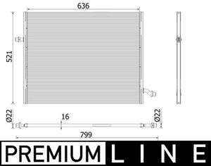 Mercedes-Benz Lage temperatuurkoeler, intercooler