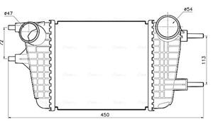 Nissan Intercooler, inlaatluchtkoeler