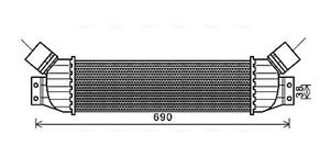 Ssangyong Intercooler, inlaatluchtkoeler