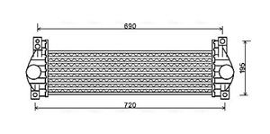 Ssangyong Intercooler, inlaatluchtkoeler