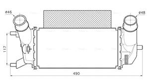 Ford Intercooler, inlaatluchtkoeler