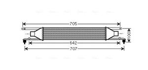 Alfa Romeo Intercooler, inlaatluchtkoeler