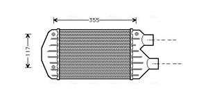 Fiat Intercooler, inlaatluchtkoeler