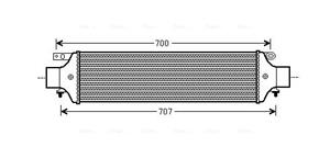 Fiat Intercooler, inlaatluchtkoeler