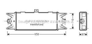 Iveco Intercooler, inlaatluchtkoeler