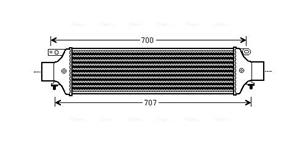 Fiat Intercooler, inlaatluchtkoeler